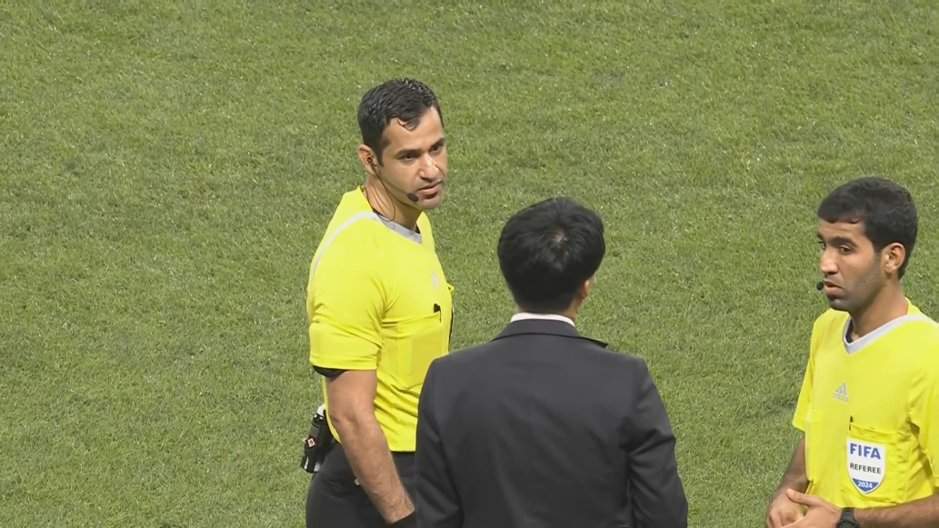  賈西姆執(zhí)法亞冠海港客戰(zhàn)神戶勝利船，此前主哨國足0-7日本