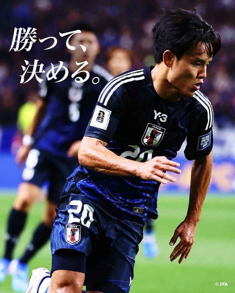  日本隊曬久保建英等球員海報預熱對陣巴林，獲勝將提前出線
