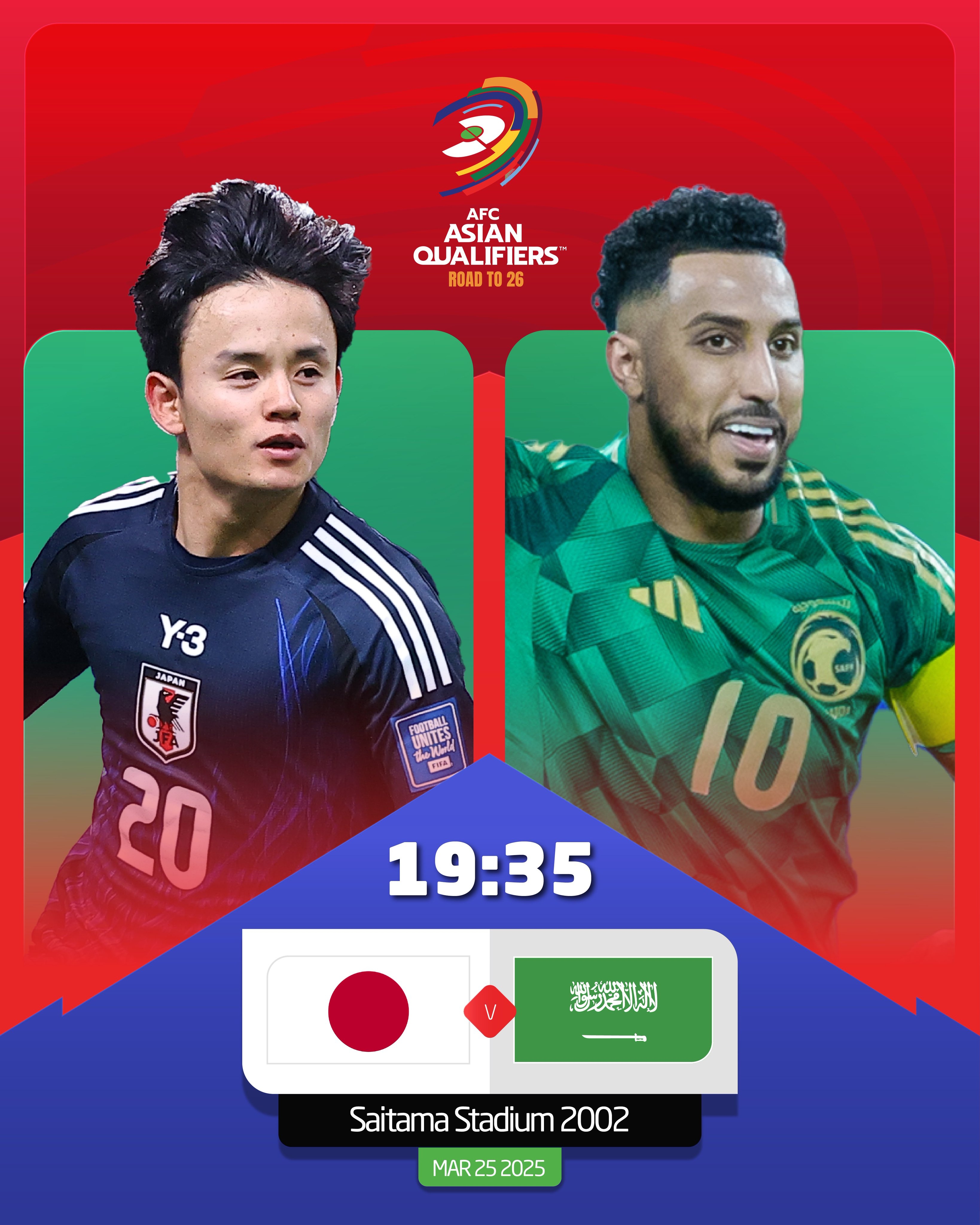  日本vs沙特首發(fā)：久保建英、前田大然、遠(yuǎn)藤航出戰(zhàn)，多薩里先發(fā)