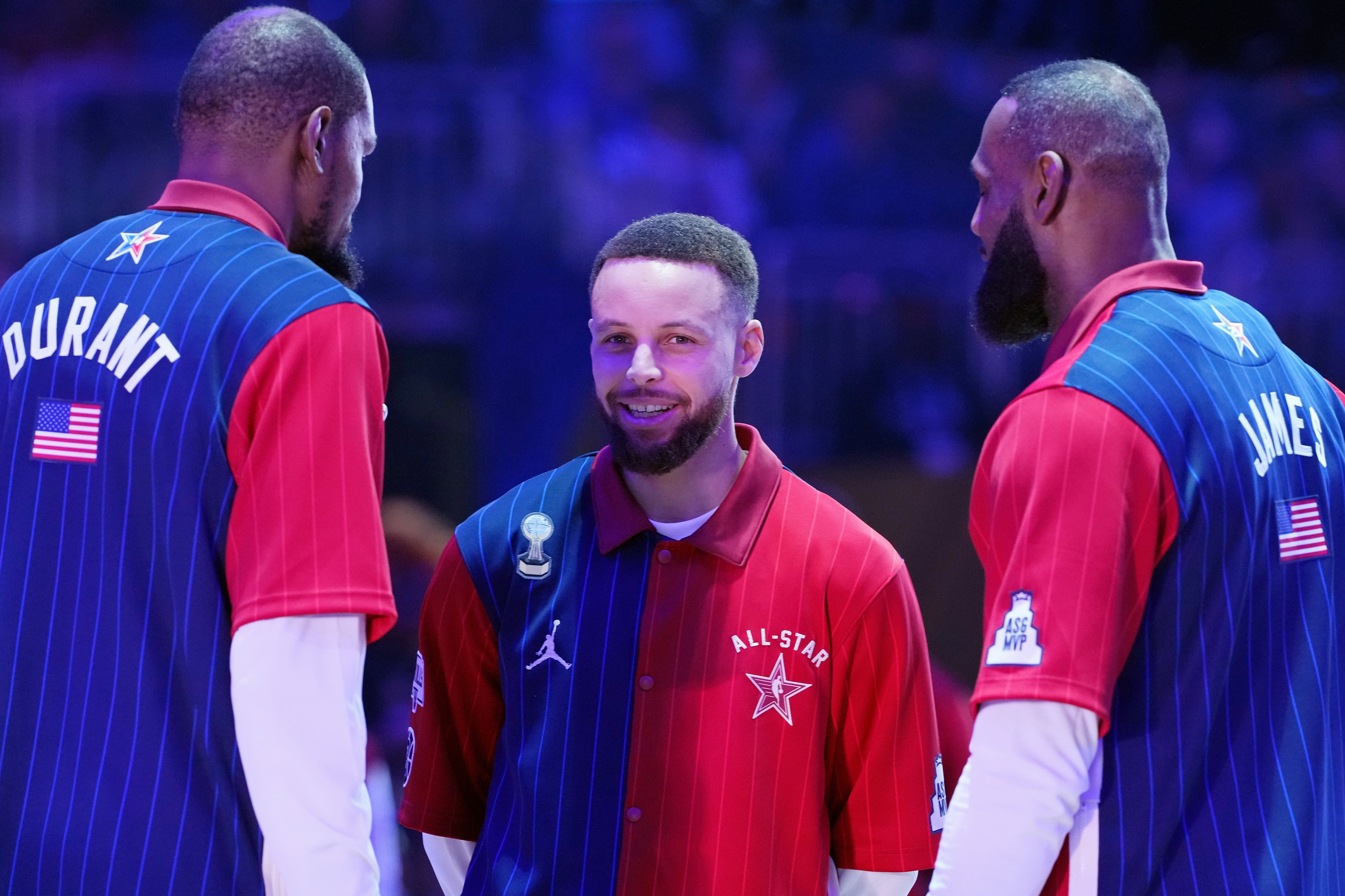  美國(guó)隊(duì)！NBA全明星正賽選人：詹杜庫(kù)眉+哈登+綠軍雙探花同隊(duì)